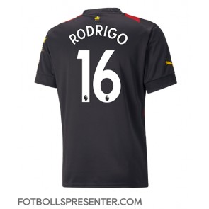 Manchester City Rodri Hernandez #16 Borta Matchtröja 2022-23 Kortärmad